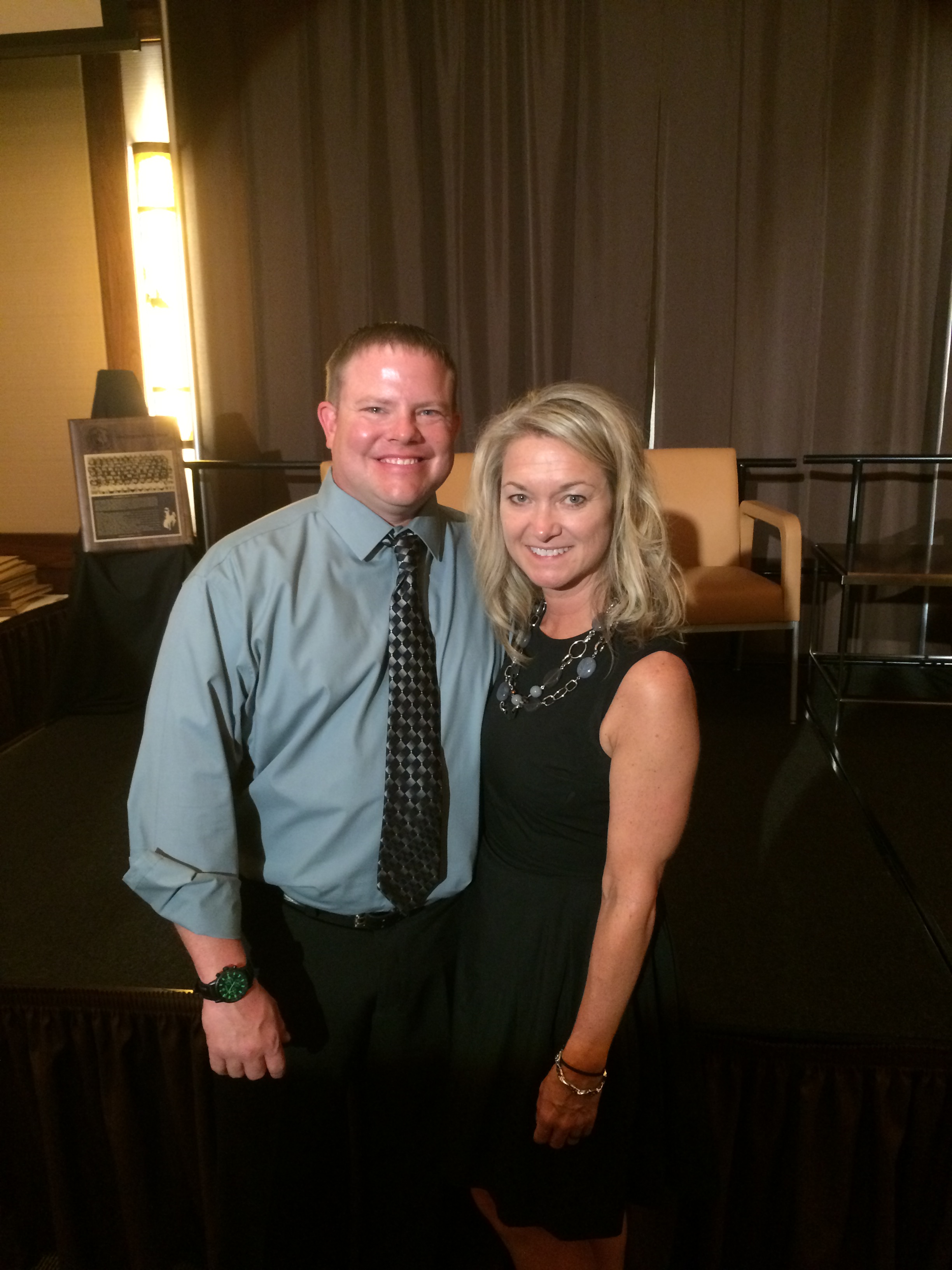 Dambro image with husband Michael Faulkner